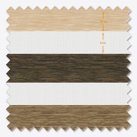 Tritone Bark Day & Night Blinds - Zen Shades