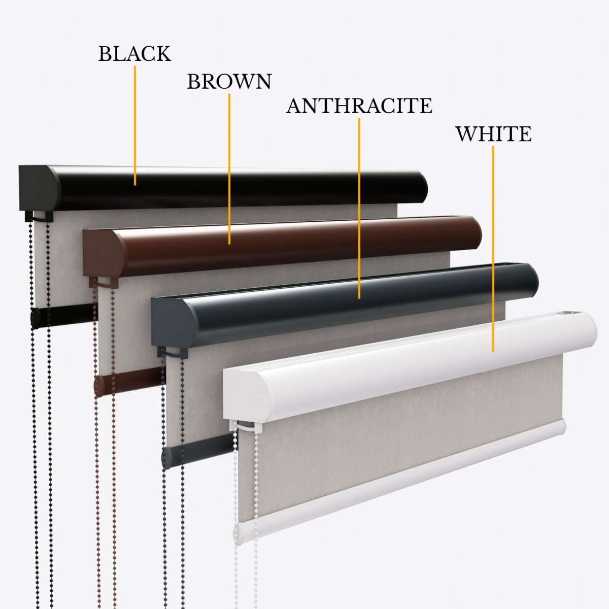 Velvet String Blackout Roller Blinds - Zen Shades