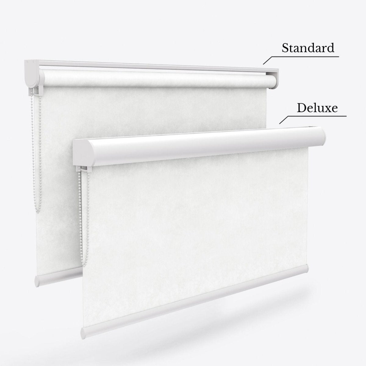 Velvet Vaporous Gray Blackout Roller Blinds - Zen Shades