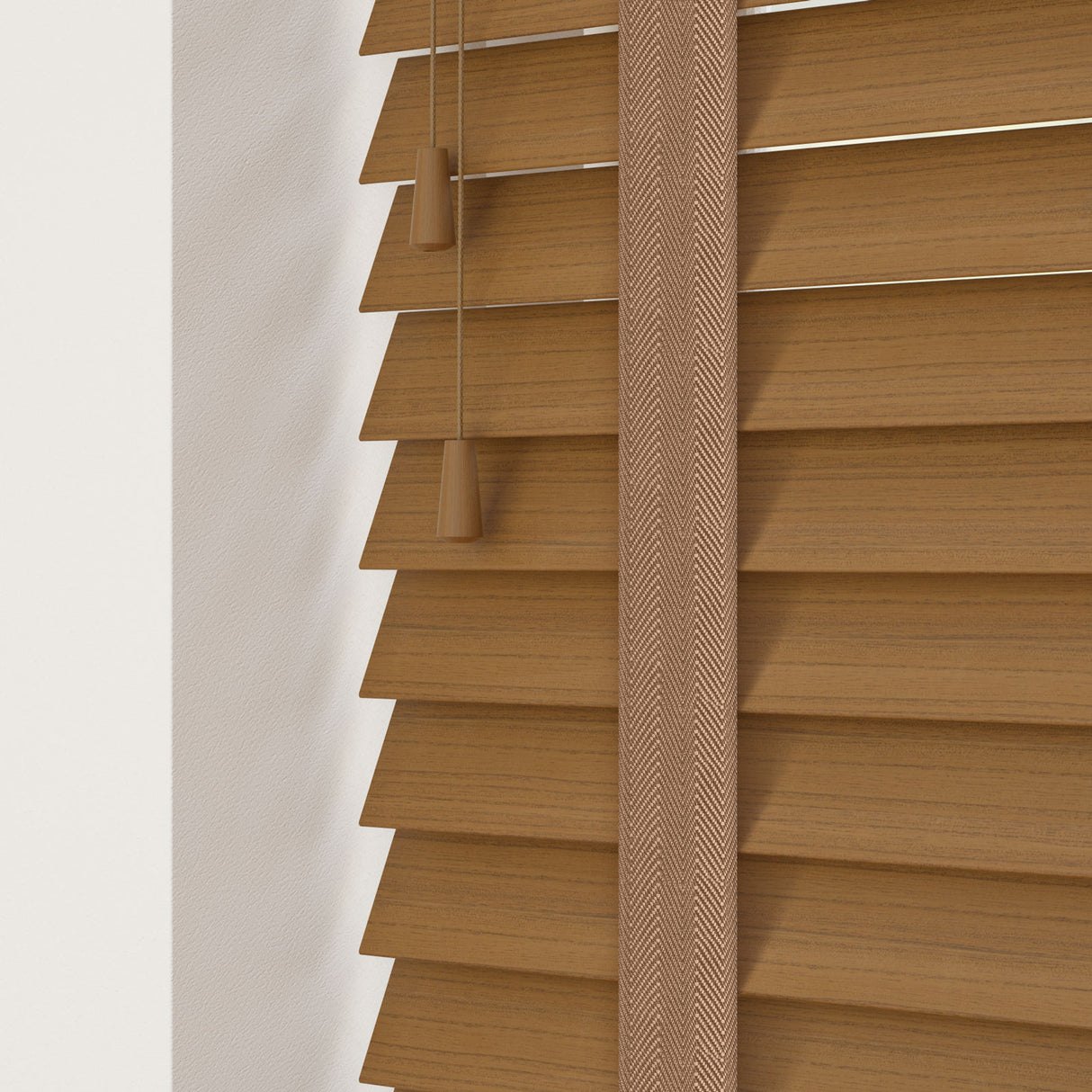 Amber Faux Wood Blinds With Tapes