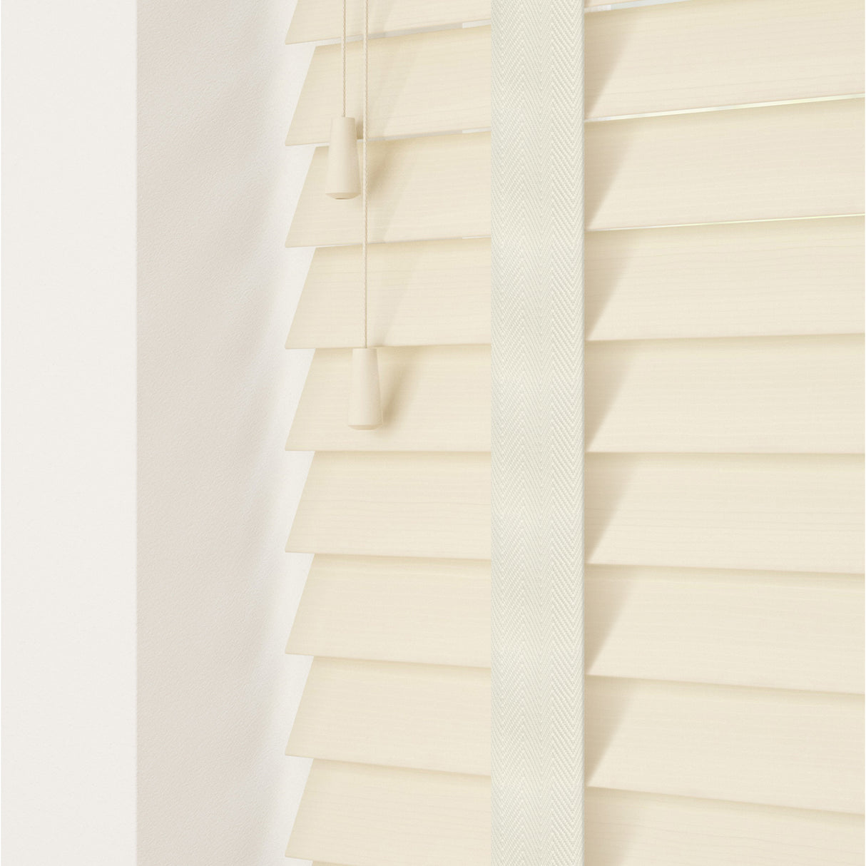 Linara Fine Grain Faux Wood Blinds With Tapes