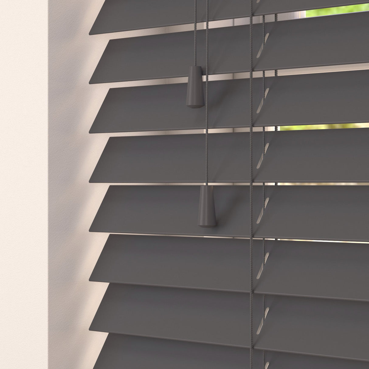 Abyss Faux Wood Blinds - Zen Shades