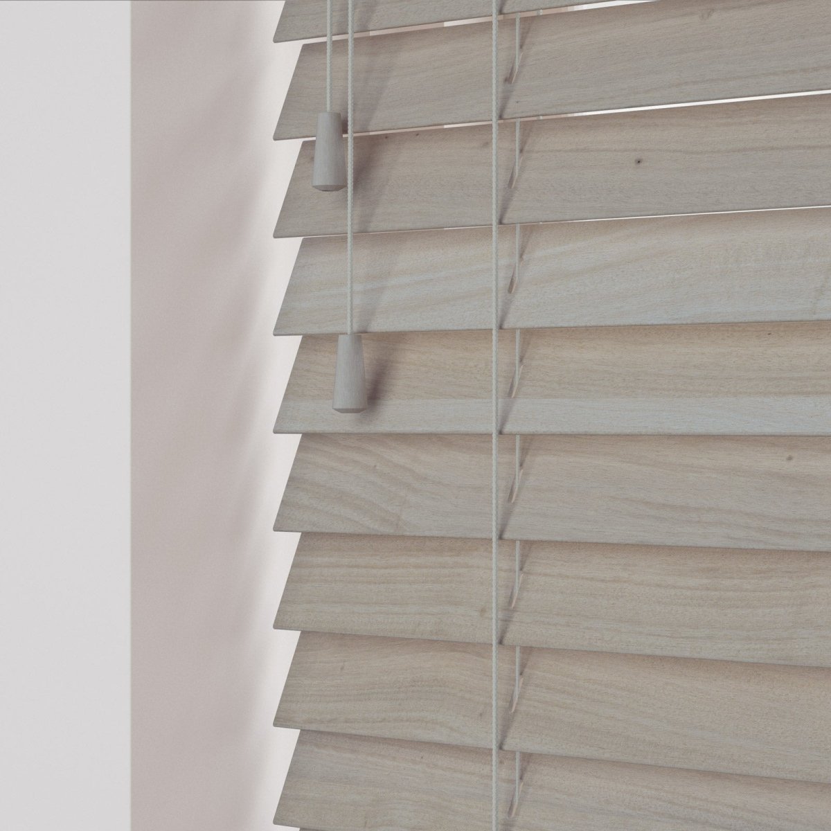 Acacia Real Wooden Blinds With Tapes - Zen Shades