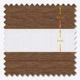 Allure Almond Day & Night Blinds - Zen Shades