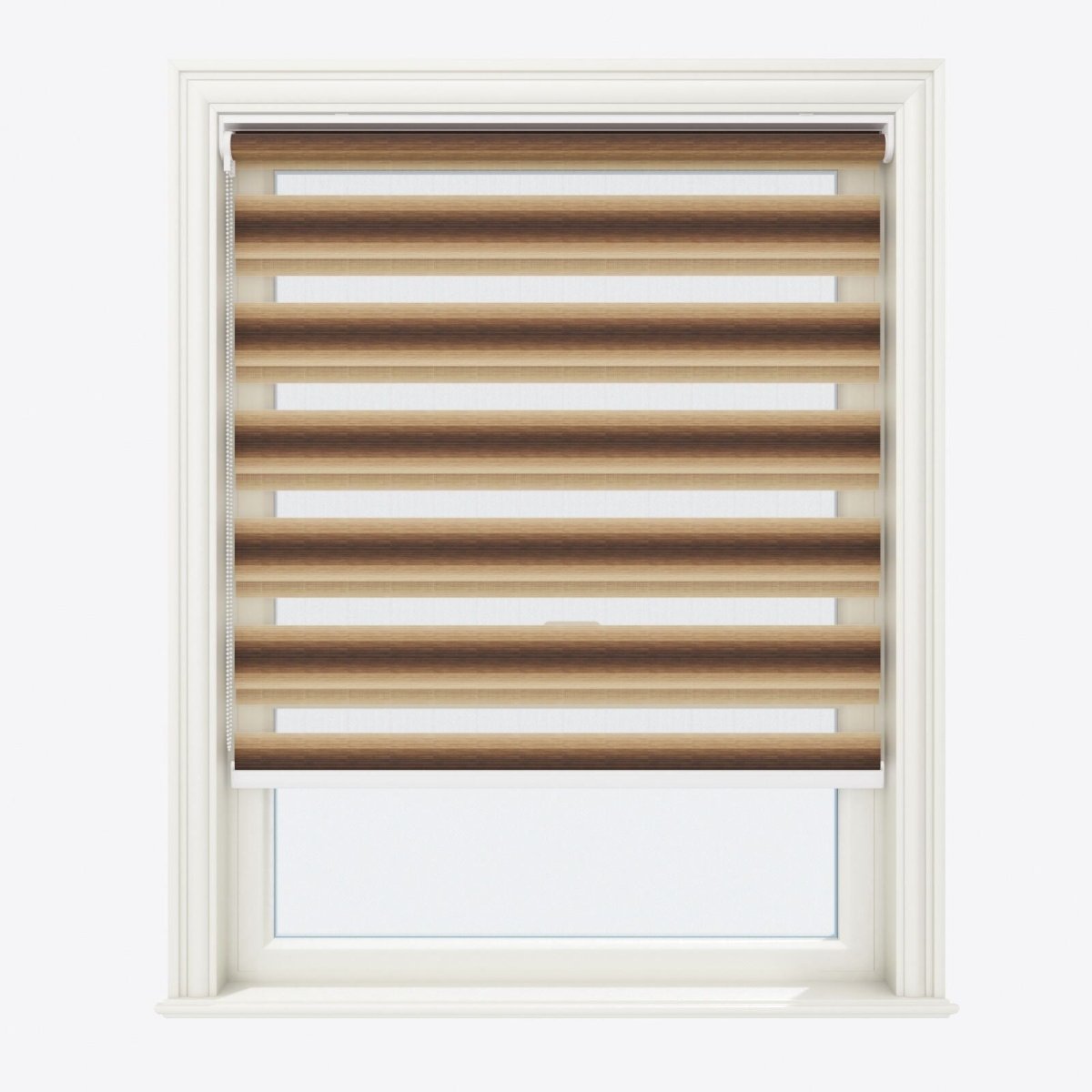 Allure Cocoa Day & Night Blinds - Zen Shades