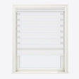 Allure Gloss White Day & Night Blinds - Zen Shades