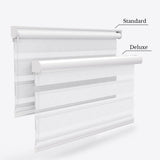 Allure Gloss White Day & Night Blinds - Zen Shades