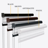 Allure Gloss White Day & Night Blinds - Zen Shades