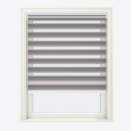 Allure Lava Smoke Day & Night Blinds - Zen Shades