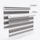 Allure Lava Smoke Day & Night Blinds - Zen Shades