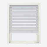 Allure Mirage Grey Day & Night Blinds - Zen Shades