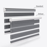 Allure Steeple Gray Day & Night Blinds - Zen Shades