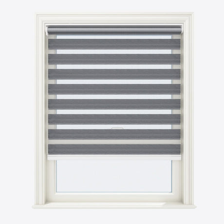 Allure Steeple Gray Day & Night Blinds - Zen Shades