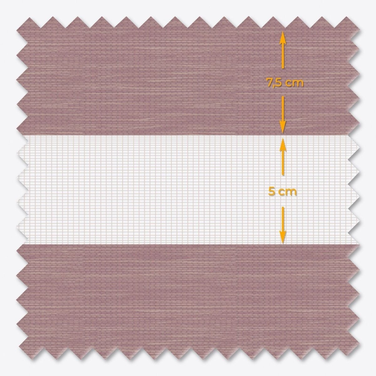 Allure Twilight Mauve Day & Night Blinds - Zen Shades