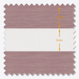 Allure Twilight Mauve Day & Night Blinds - Zen Shades