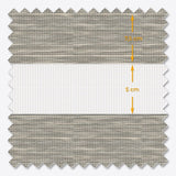 Allure Vintage Khaki Day & Night Blinds - Zen Shades