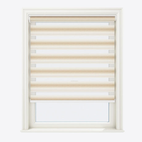 Allure Warm Sand Day & Night Blinds - Zen Shades