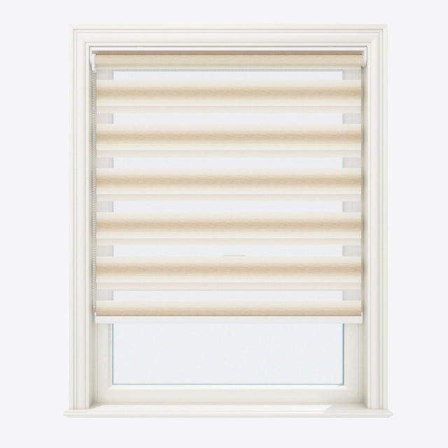 Allure Warm Sand Day & Night Blinds - Zen Shades