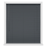 Anthracite Satin Venetian Blinds - Zen Shades