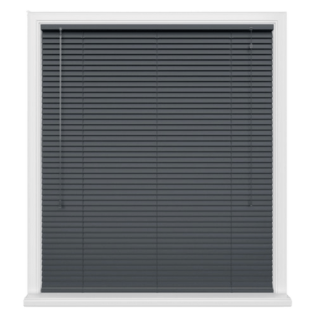 Anthracite Satin Venetian Blinds - Zen Shades