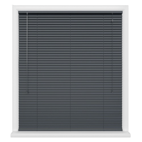 Anthracite Satin Venetian Blinds - Zen Shades