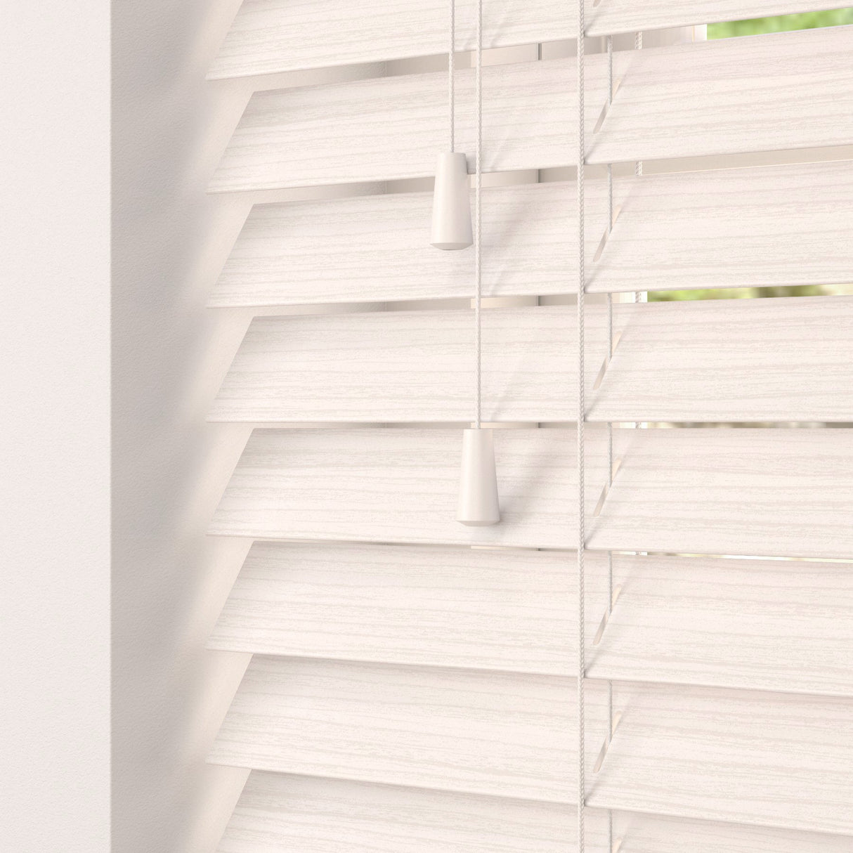 Arctic Oak Faux Wood Blinds - Zen Shades