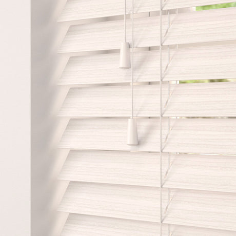 Arctic Oak Faux Wood Blinds - Zen Shades