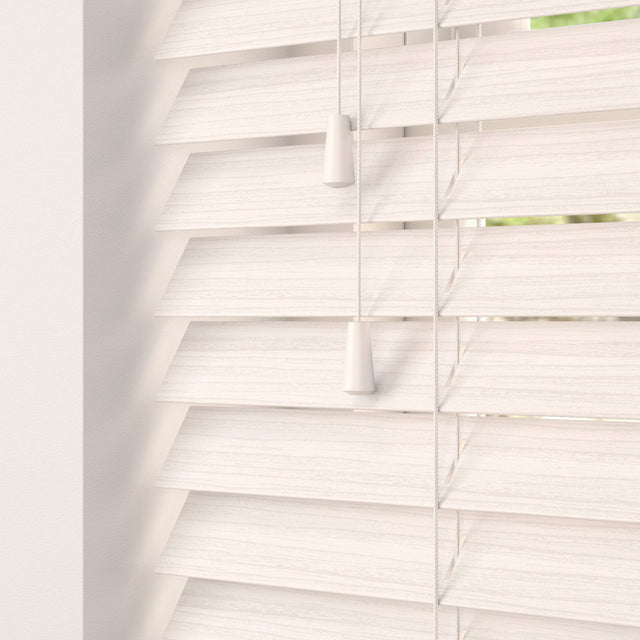 Arctic Oak Faux Wood Blinds - Zen Shades