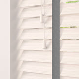 Arctic Oak Faux Wood Blinds With Gallant Tapes - Zen Shades