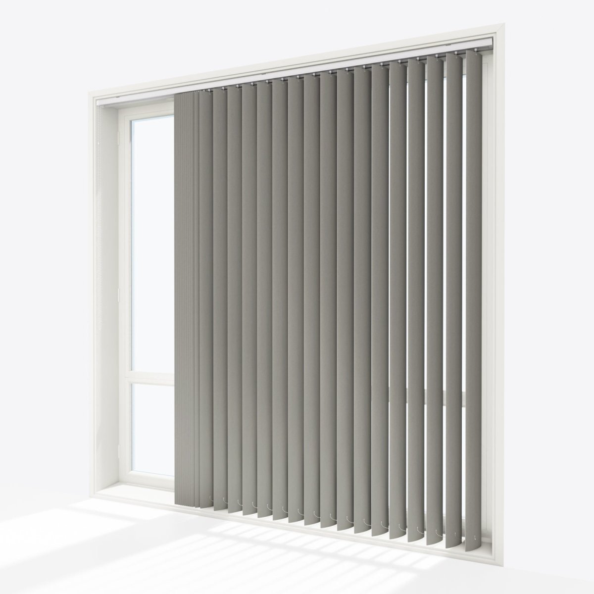 Aspen Golden Blackout PVC Vertical Blinds - Zen Shades