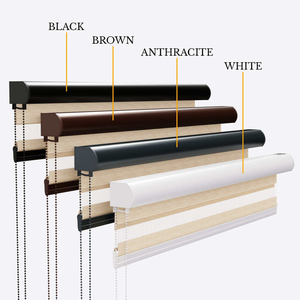 Aura Macadamia Day & Night Blinds - Zen Shades