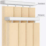 Bali Pear Beige Vertical Blinds - Zen Shades