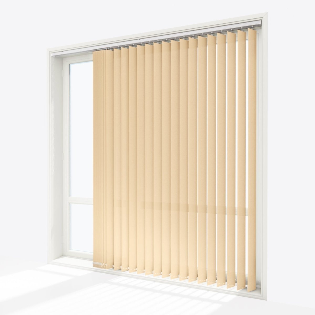 Bali Pear Beige Vertical Blinds - Zen Shades