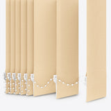 Bali Pear Beige Vertical Blinds - Zen Shades