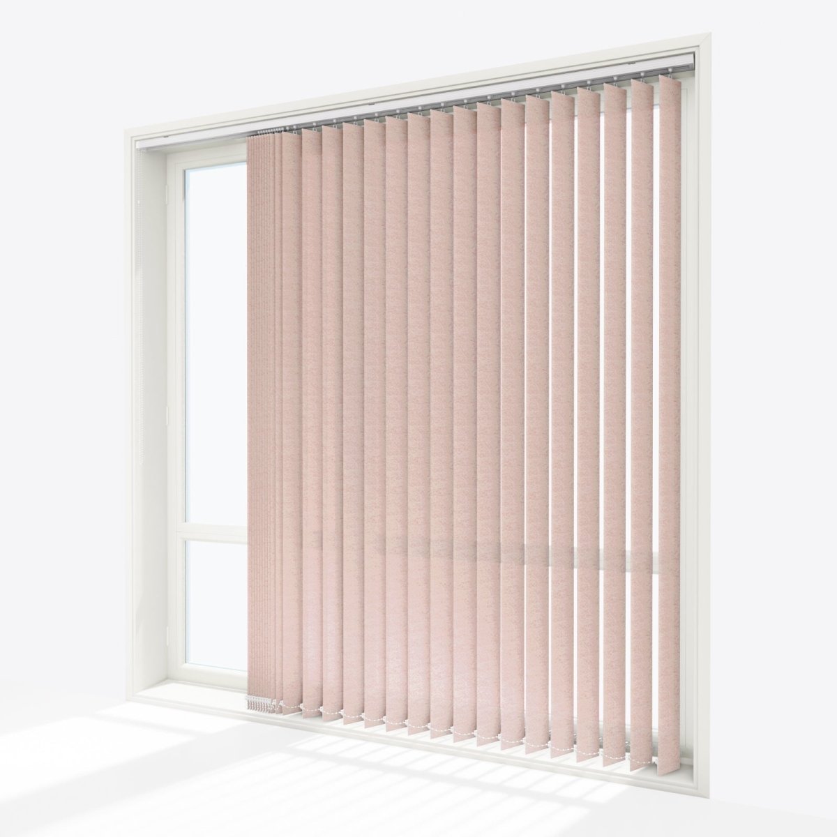 Bali Sepia Rose Vertical Blinds Replacement Slats - Zen Shades