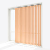 Bali Soft Orange Vertical Blinds - Zen Shades