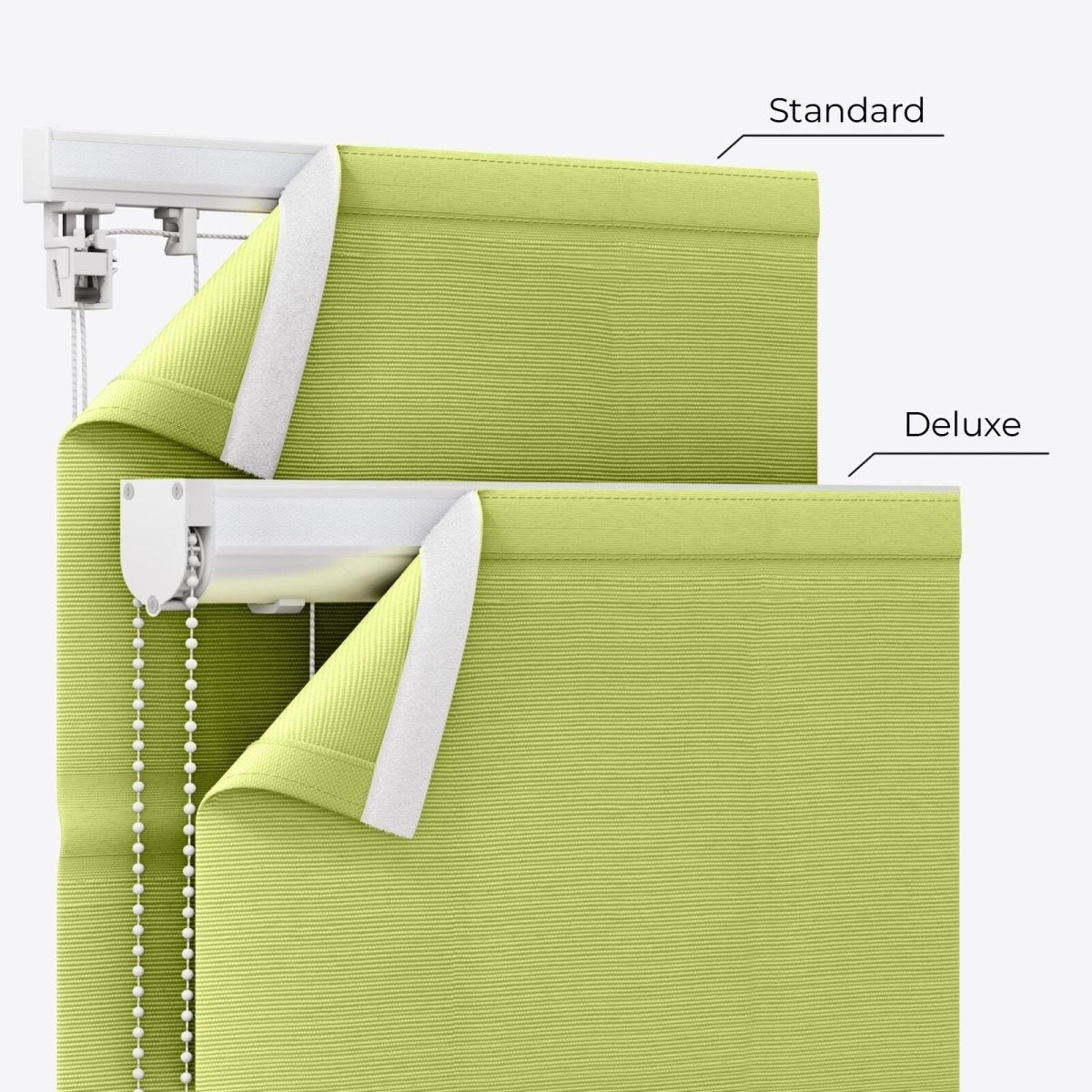 Barcelona Green Oasis Roman Blinds - Zen Shades