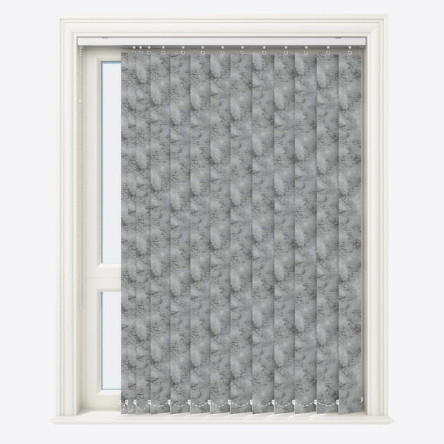 Batista Ash Grey Vertical Blinds - Zen Shades