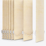 Batista Biscotti Vertical Blinds - Zen Shades