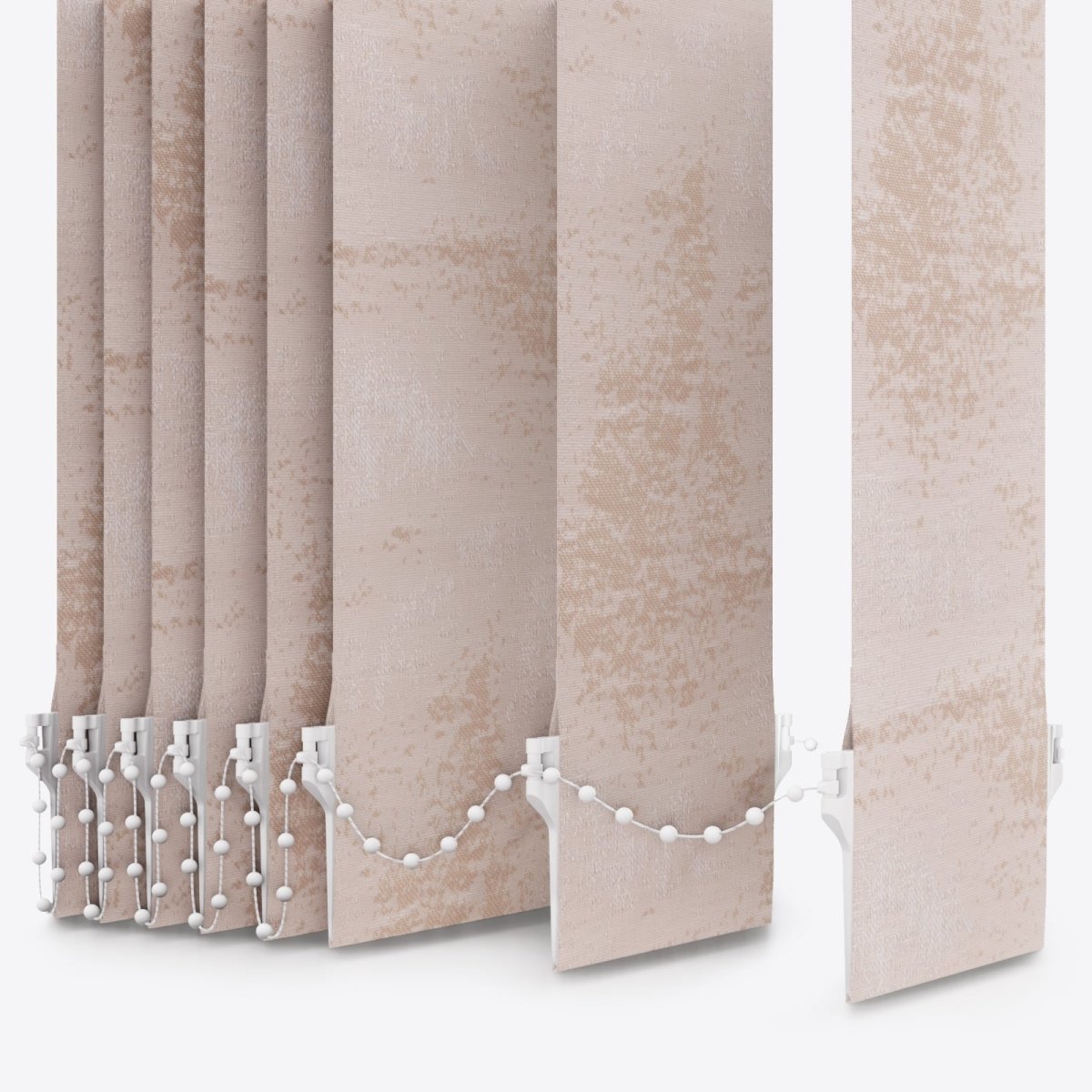 Batista Papaya Vertical Blinds - Zen Shades