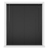 Black Satin Venetian Blinds - Zen Shades