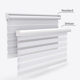 Blackout Delicacy Gray Dawn Day & Night Blinds - Zen Shades