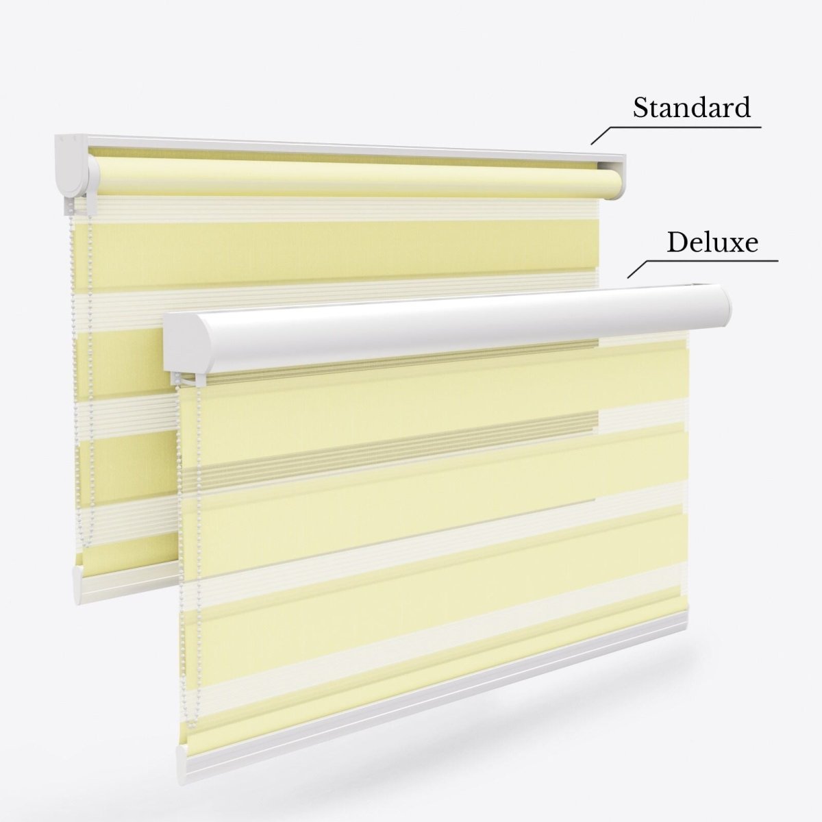 Bliss Lemon Cream Day & Night Blinds - Zen Shades