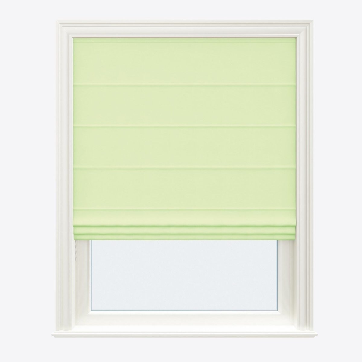 Bliss Lime Cream Roman Blinds - Zen Shades