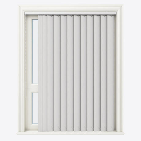 Brooklyn Ice Blackout PVC Vertical Blinds - Zen Shades