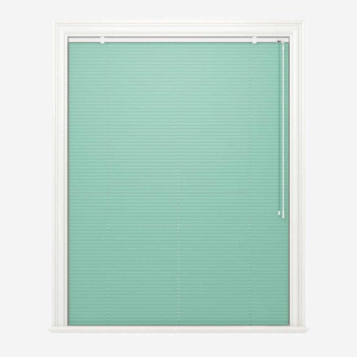 Brushed Green Blue Venetian Blinds - Zen Shades