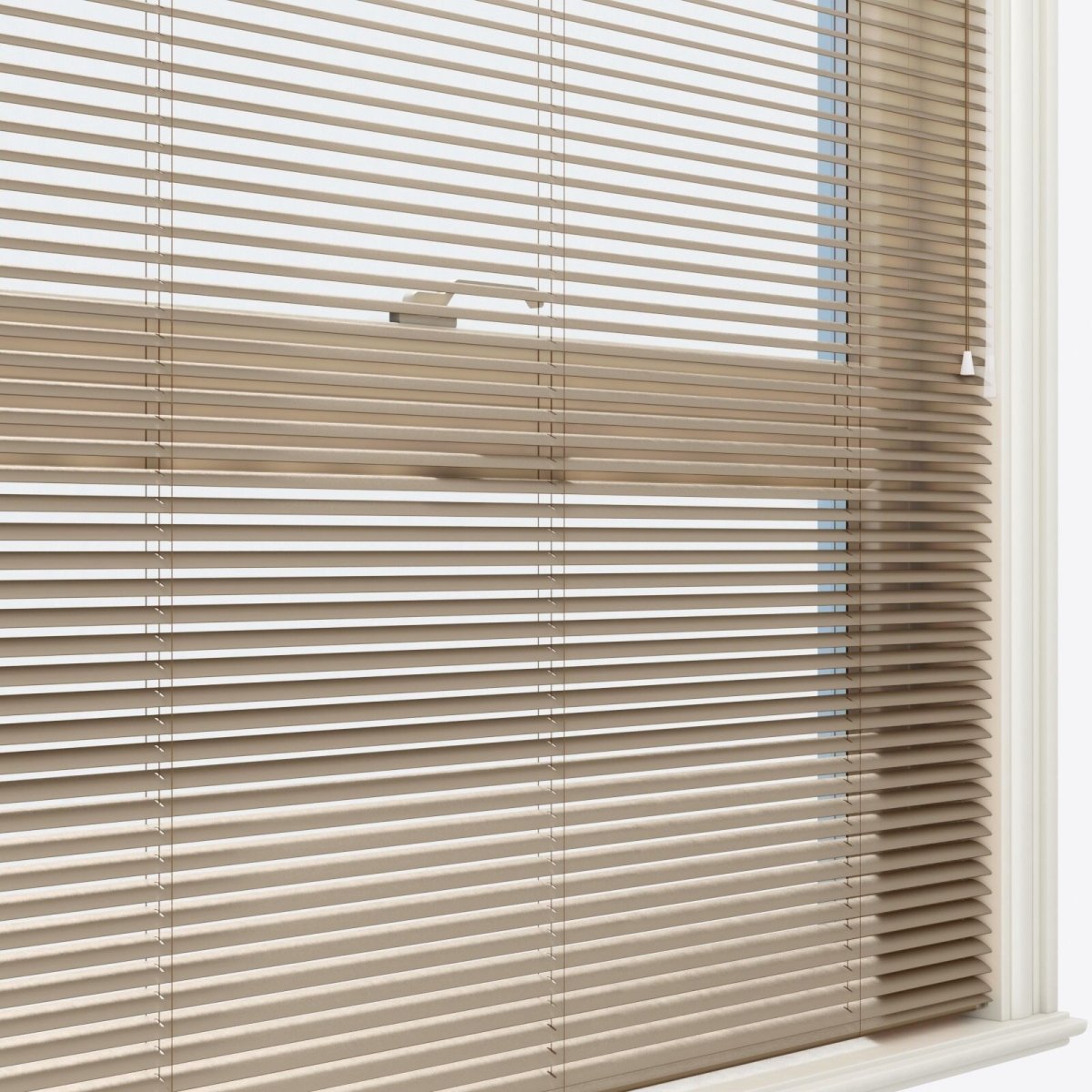 Brushed Stone Gray Venetian Blinds - Zen Shades