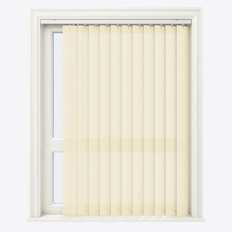 Bubble Tulip White PVC Vertical Blinds - Zen Shades