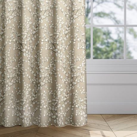 Catkin Praline Curtains - Zen Shades