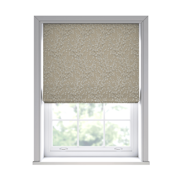 Catkin Praline Roman Blinds - Zen Shades